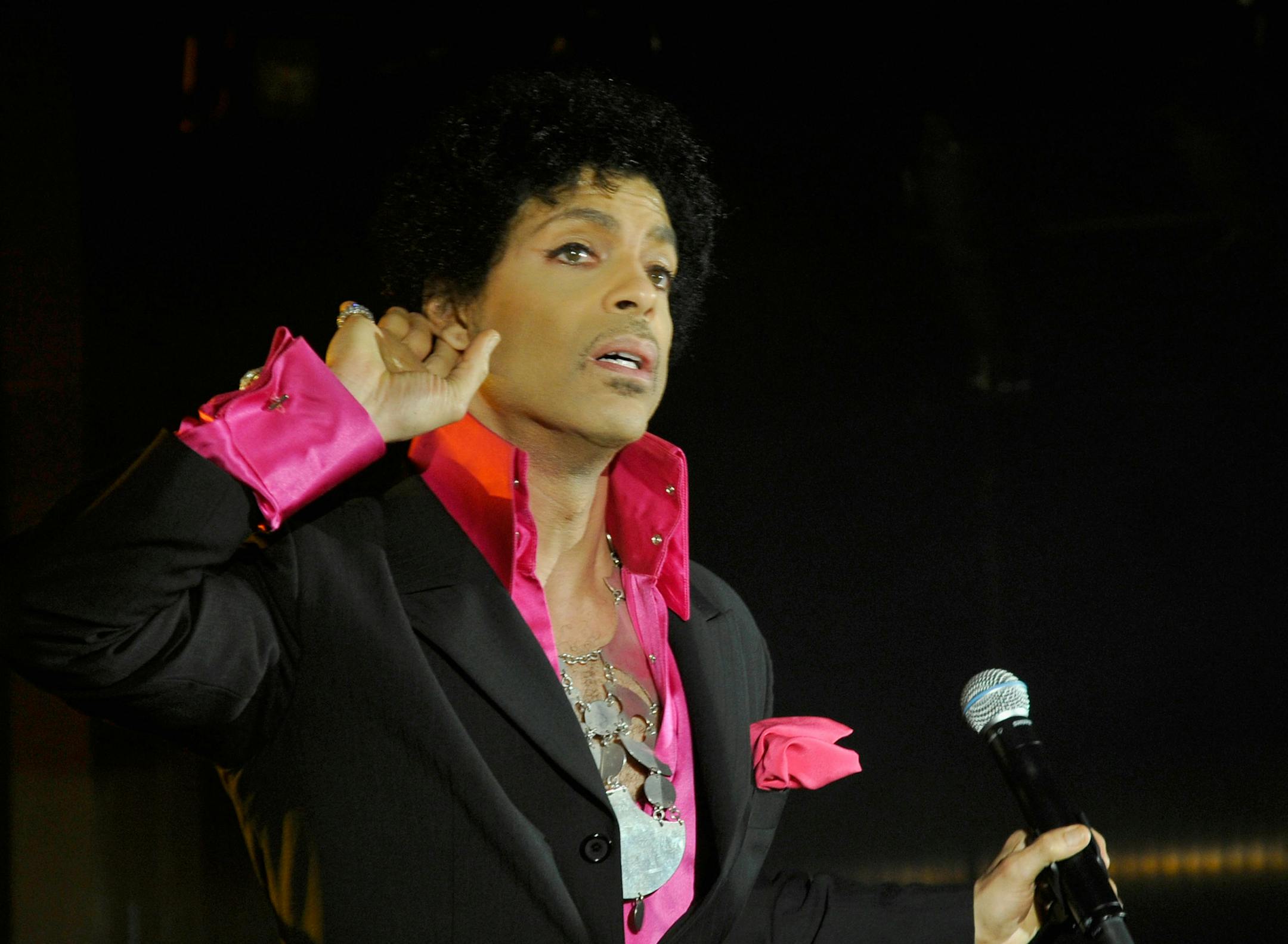 AUSTIN, TX - MARCH 16: Prince performs as Samsung Galaxy presents Prince and A Tribe Called Quest at SXSW on March 16, 2013 in Austin, Texas. (Photo by John Sciulli/Getty Images for Samsung) ORG XMIT: 164059871