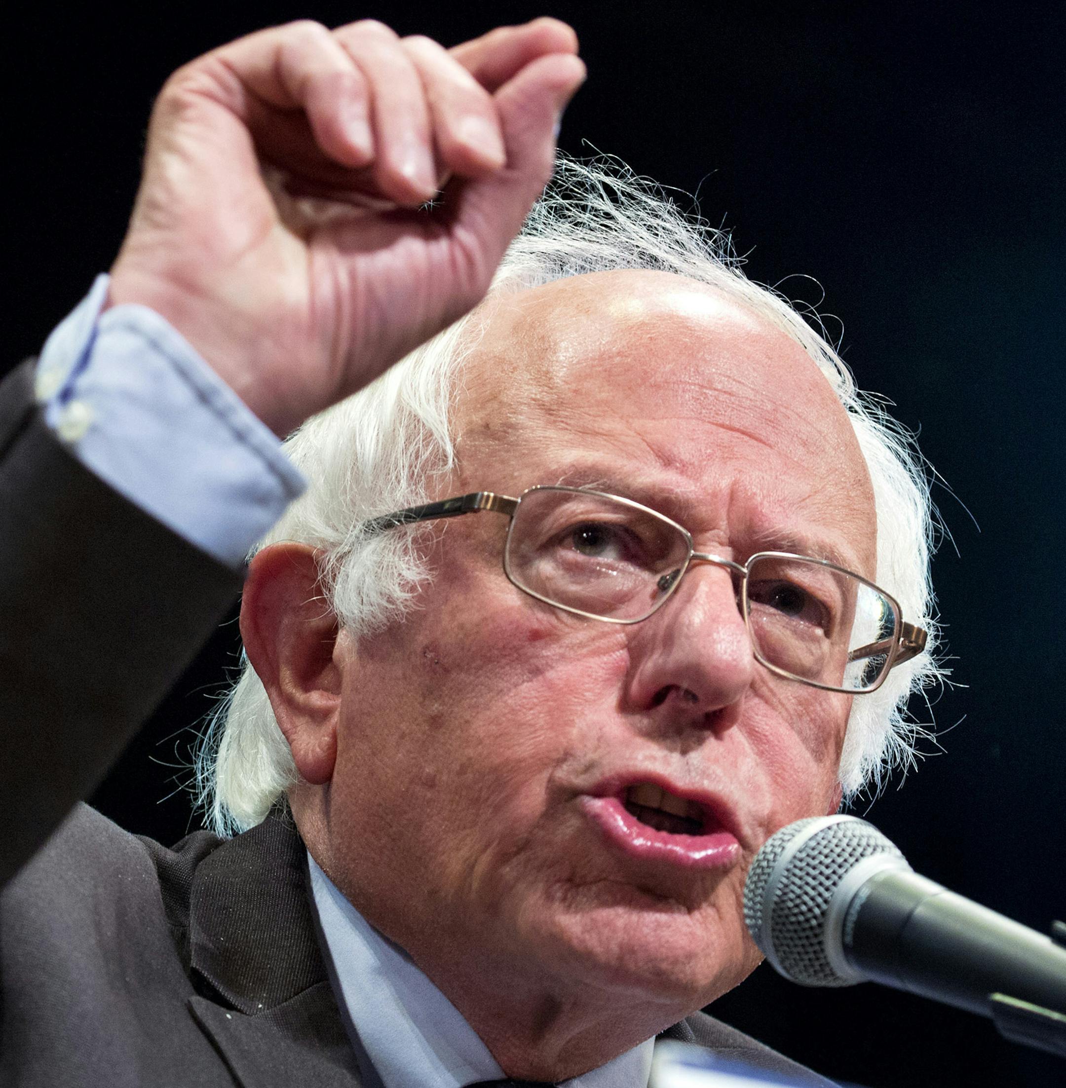 File-This June 23, 2016, file photo shows Democratic presidential candidate Sen. Bernie Sanders, I-Vt., addressing supporters in New York. Just days after ending his campaign and endorsing Hillary Clinton for president, Sanders is preparing to take his message to the printed page. Thomas Dunne Books told The Associated Press on Thursday, July 14, 2016, that it will publish Sanders&#xed; &#xec;Our Revolution: A Future to Believe In,&#xee; set to come out Nov. 15. (AP Photo/Craig Ruttle, File)
