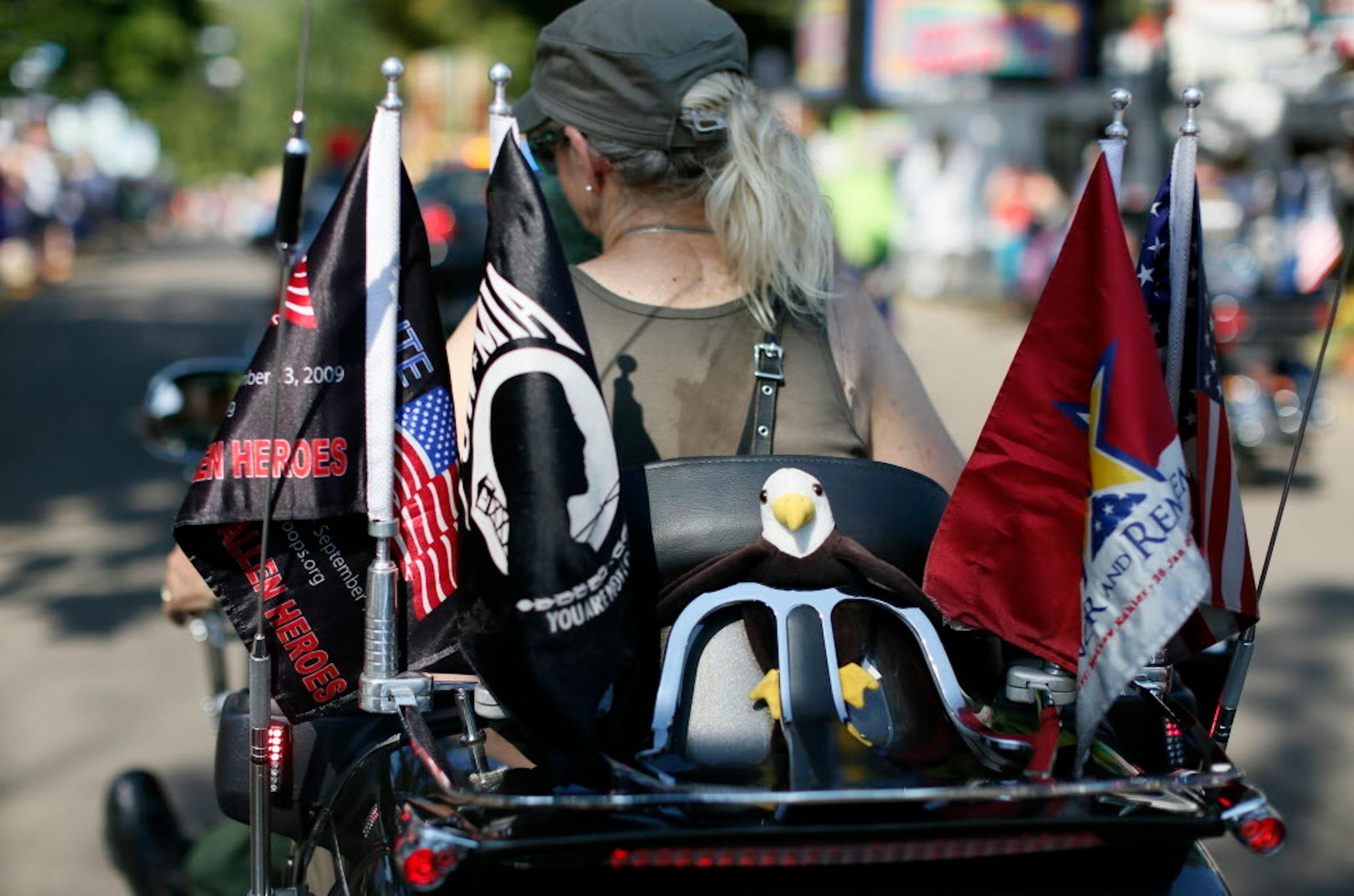 More than 1,000 veterans marched at the Minnesota State Fair as part of military appreciation day in 2013.