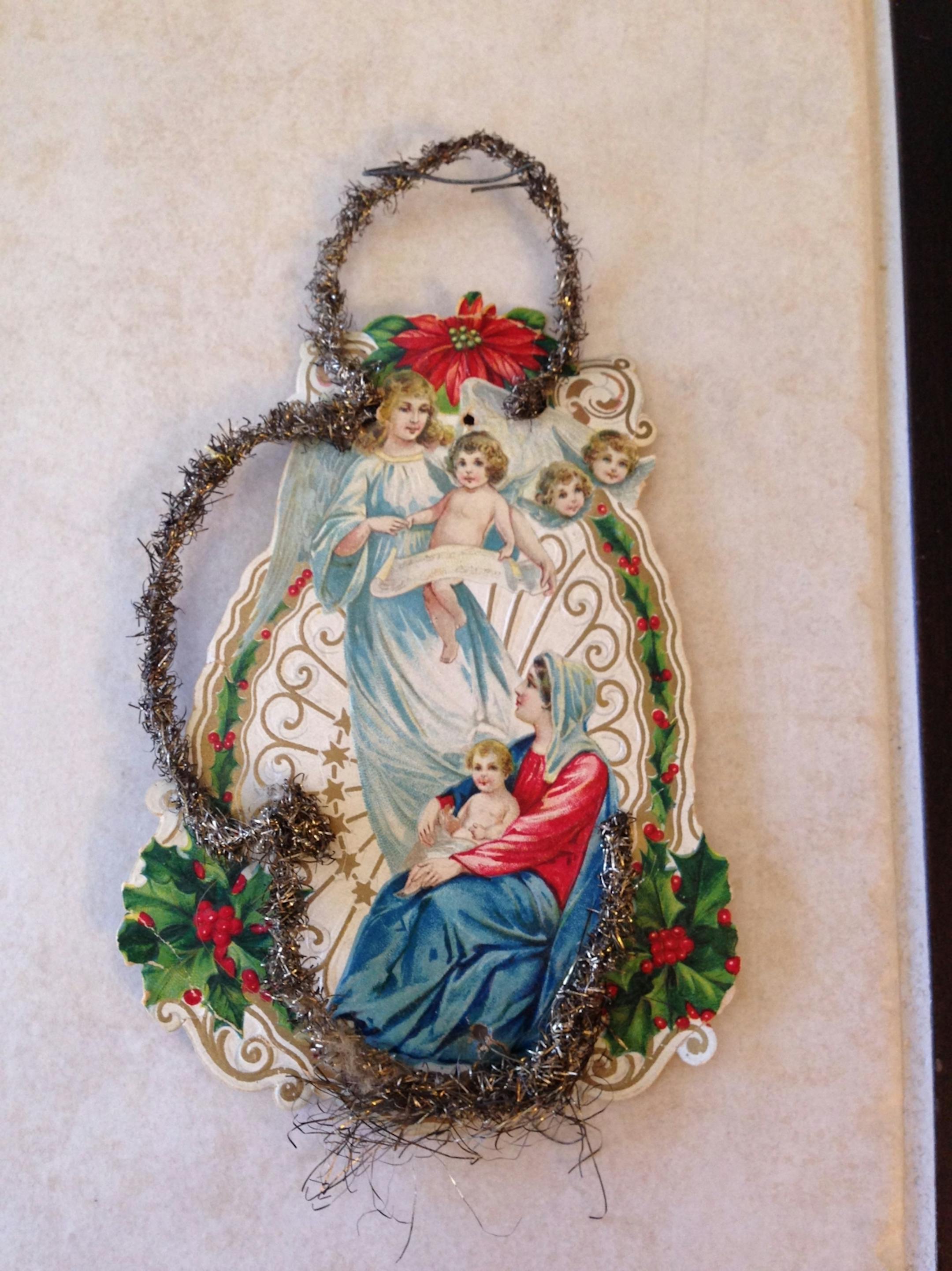 Trudie Anderson with a cherished 1921 ornament that belonged to her mother.