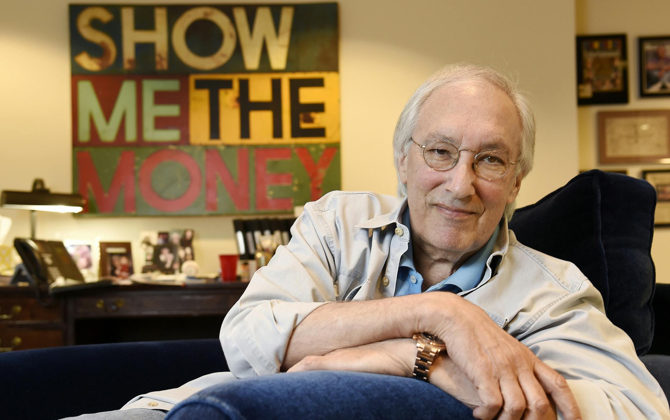 FILE - In this Aug. 17, 2016, file photo, television writer/producer Steven Bochco poses for a portrait at his office in Santa Monica, Calif. Bochco, a writer and producer known for creating "Hill Street Blues," has died. He was 74. A family spokesman says Bochco died Sunday, April 1, 2018, in his sleep after a battle with cancer. (Photo by Chris Pizzello/Invision/AP, File)