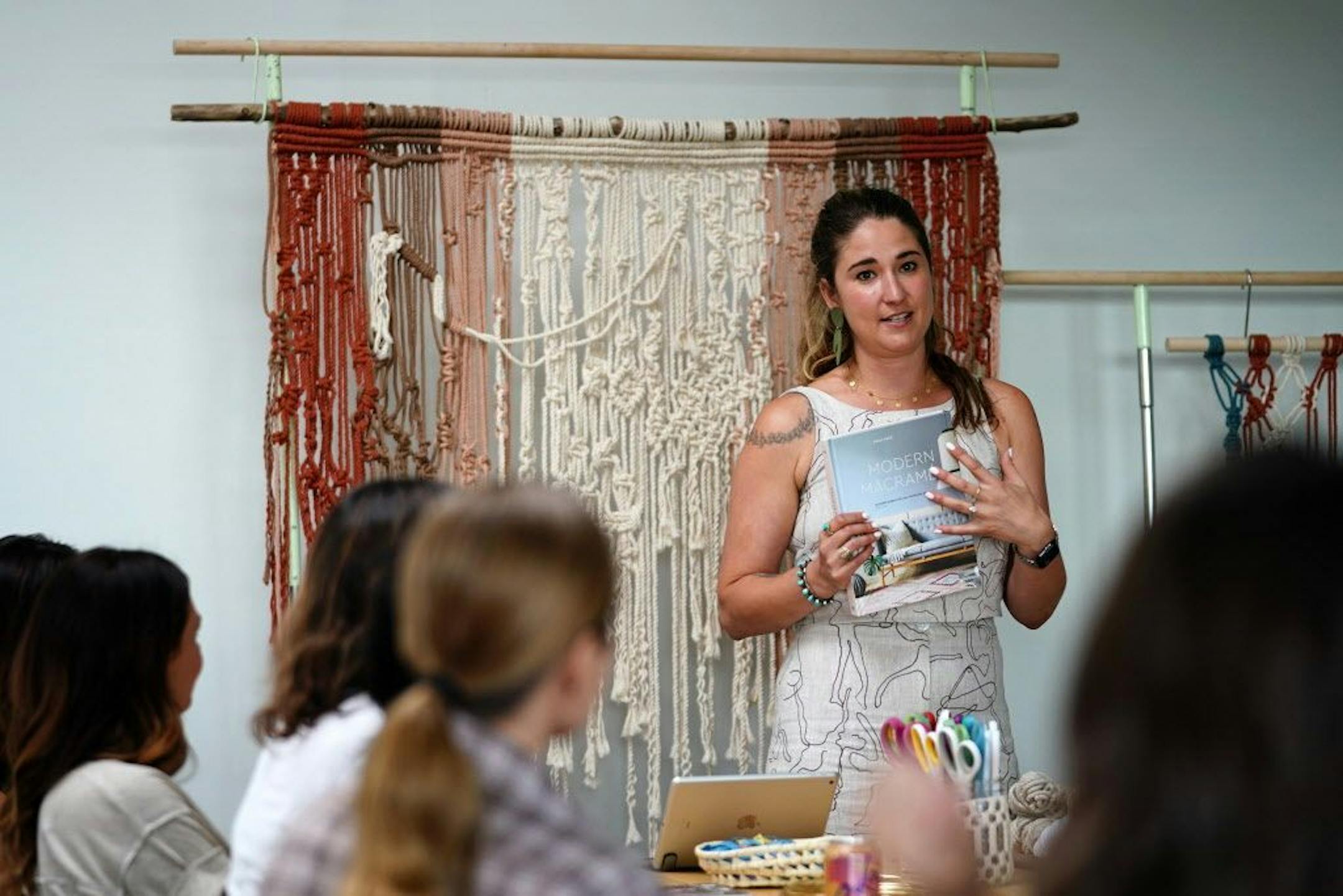 Emily Katz talked about her relationship with macrame, her Instagram account, and writing the book Modern Macrame.