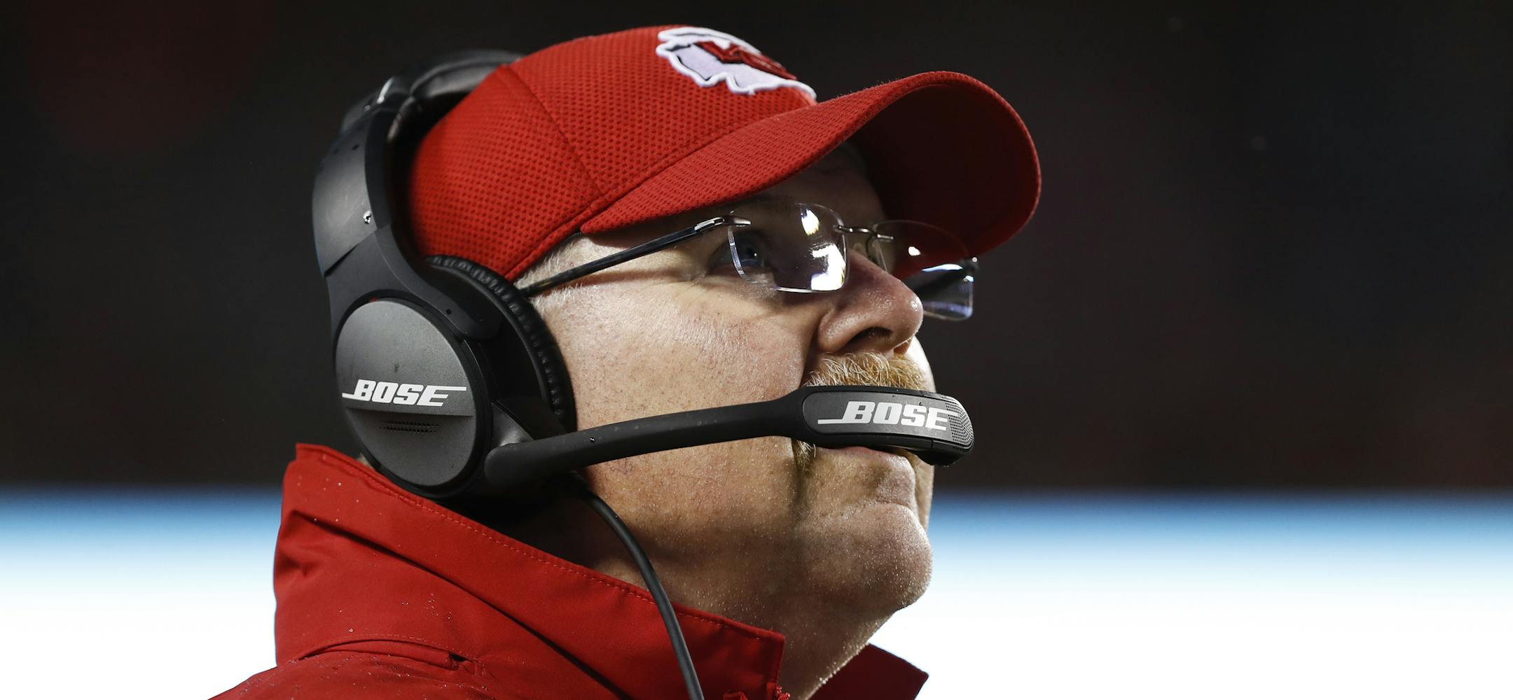 Kansas City Chiefs head coach Andy Reid looks on from the sideline during an NFL football game against the Denver Broncos on Sunday, Dec. 25, 2016 in Kansas City, Mo. Kansas City won 33-10. (Aaron M. Sprecher via AP) ORG XMIT: NYWWP