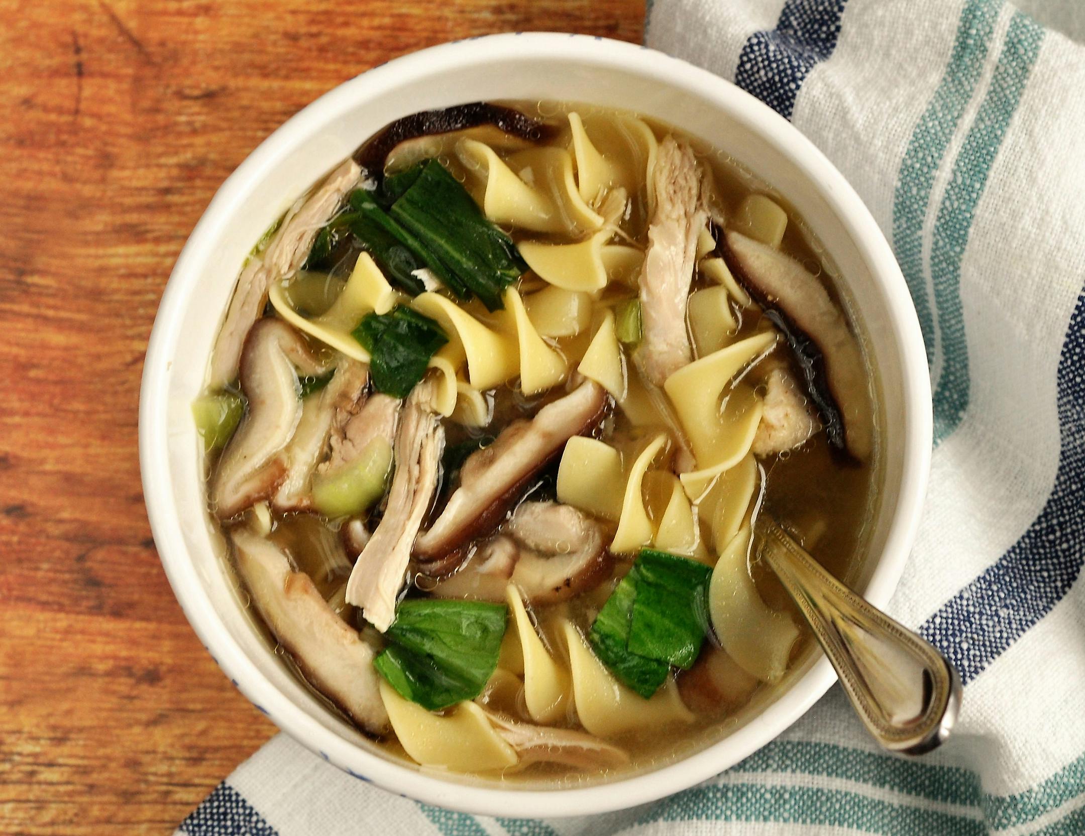 Ginger Lemon Chicken Noodle Soup. Credit: Meredith Deeds, Special to the Star Tribune