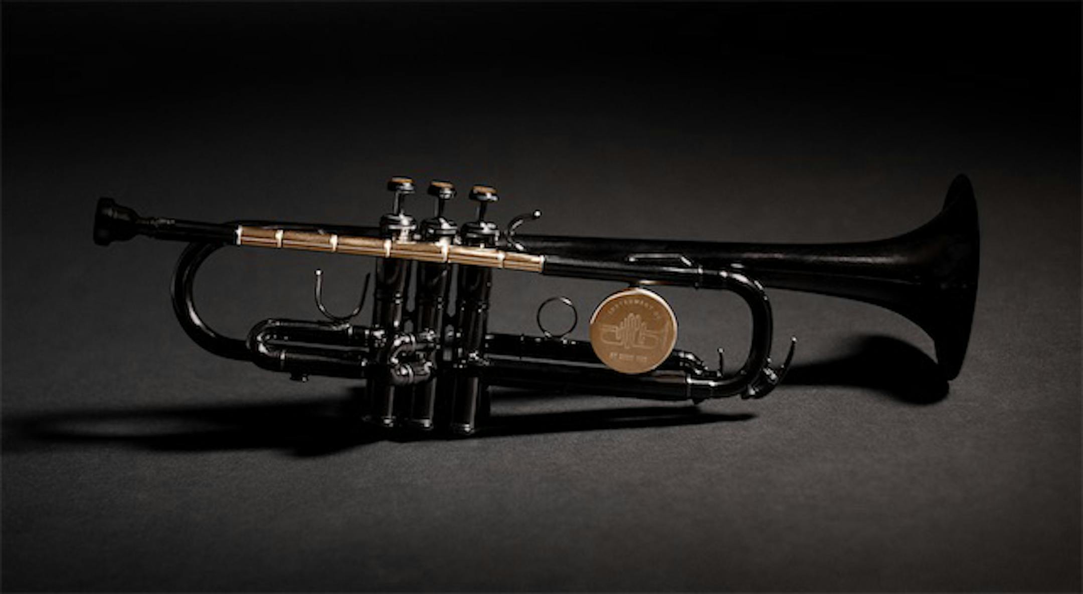 New York City brass-instrument maker Josh Landress used bullet casings to build the Instrument of Hope.