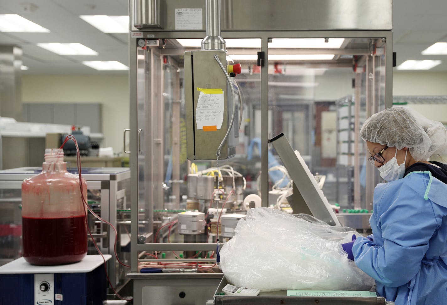 Production technicians manufacture hematology controls at Bio-Techne. ] ANTHONY SOUFFLE &#x2022; anthony.souffle@startribune.com Company profile of Bio-Techne Thursday, Feb. 23, 2017 in Northeast Minneapolis. Bio-Techne products are used in cutting edge research on infectious diseases and genetics.