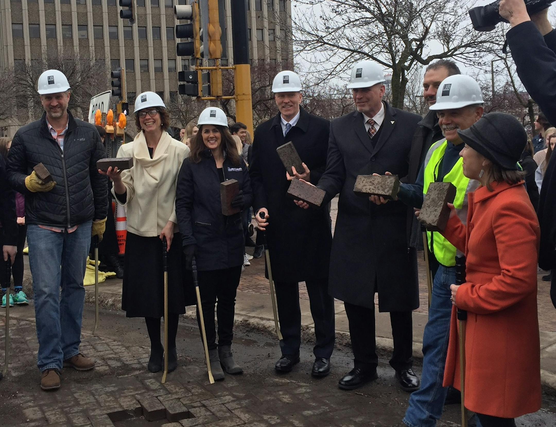 Kick Up the Bricks celebration for Superior Street reconstruction