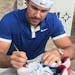 No. 1 Brooks Koepka opened with a 67, then donated his shoes, which also had some Ryder Cup miles on the treads, to charity.