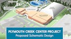 Proposed design for Plymouth Creek Center expansion project