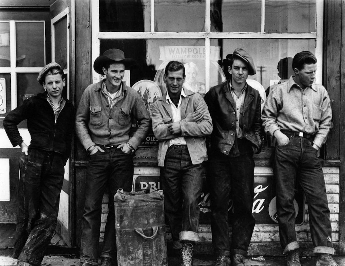 "Drug Store Cowboys" by Gordon Parks