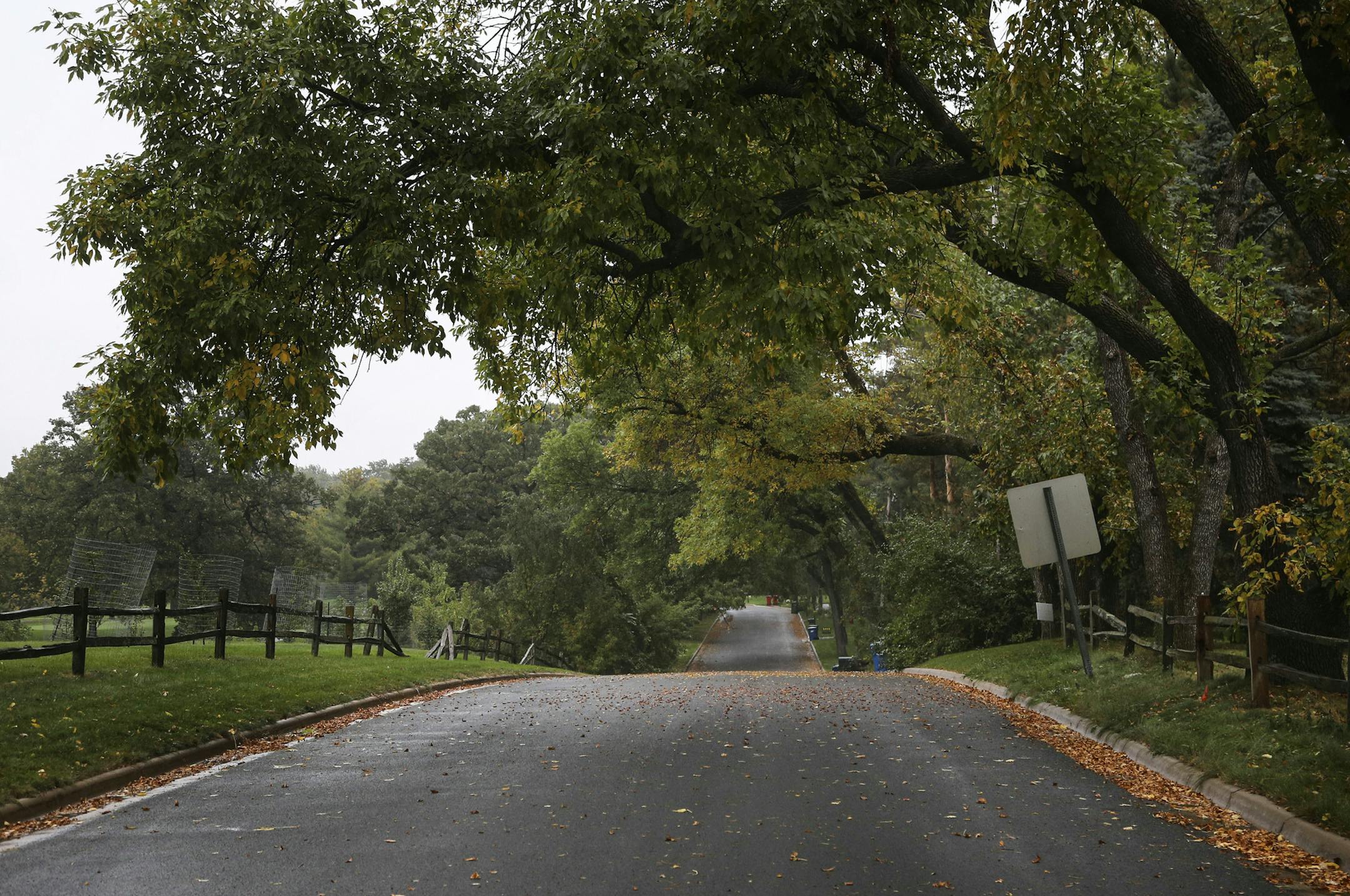 Bloomington homeowner Tony Schoenecker has rallied hundreds of local residents to oppose an extension of Overlook Drive, his street, which opponents claim would bring excessive traffic and destroy the tranquility of their neighborhood. Overlook Drive near the proposed development site was seen Wednesday, Oct. 1, in Bloomington, MN.](DAVID JOLES/STARTRIBUNE)djoles@startribune.com In the face of intense citizen pressure -- hundreds of letters, a petition with 1,000 signatures, overflow crowds at c