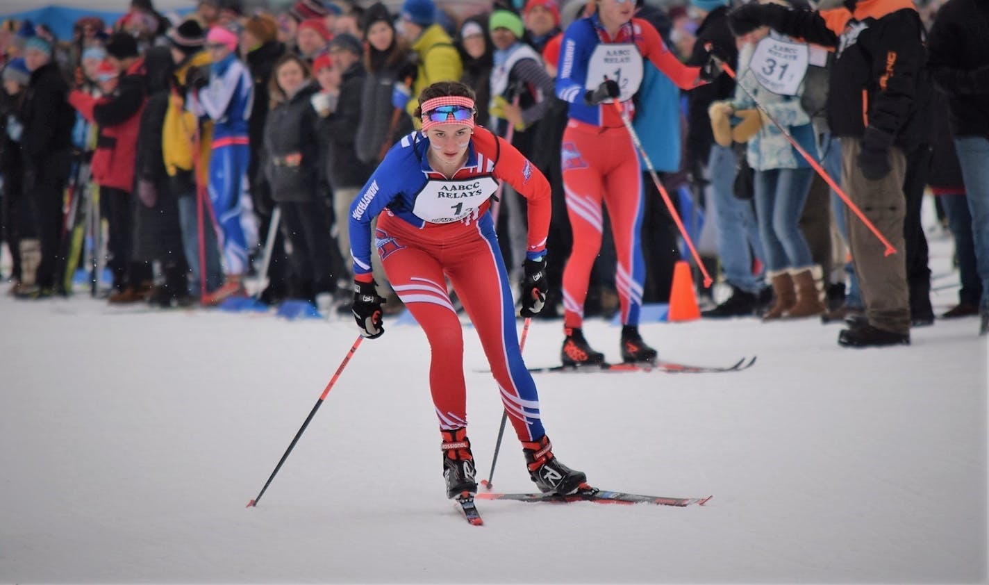 Luci Anderson posted the best freestyle time of the day to help Armstrong win the girls' team championship at the AABCC Relays on Saturday at Theodore Wirth Park.