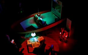 Filmmaker and artist Quyen Nguyễn-Lê's mobile salon boat, which includes a "Waiting Room Zine Table."