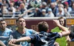 Forward Christian Ramirez, left, has taken pride in building a winning culture with expansion Minnesota United FC in MLS.