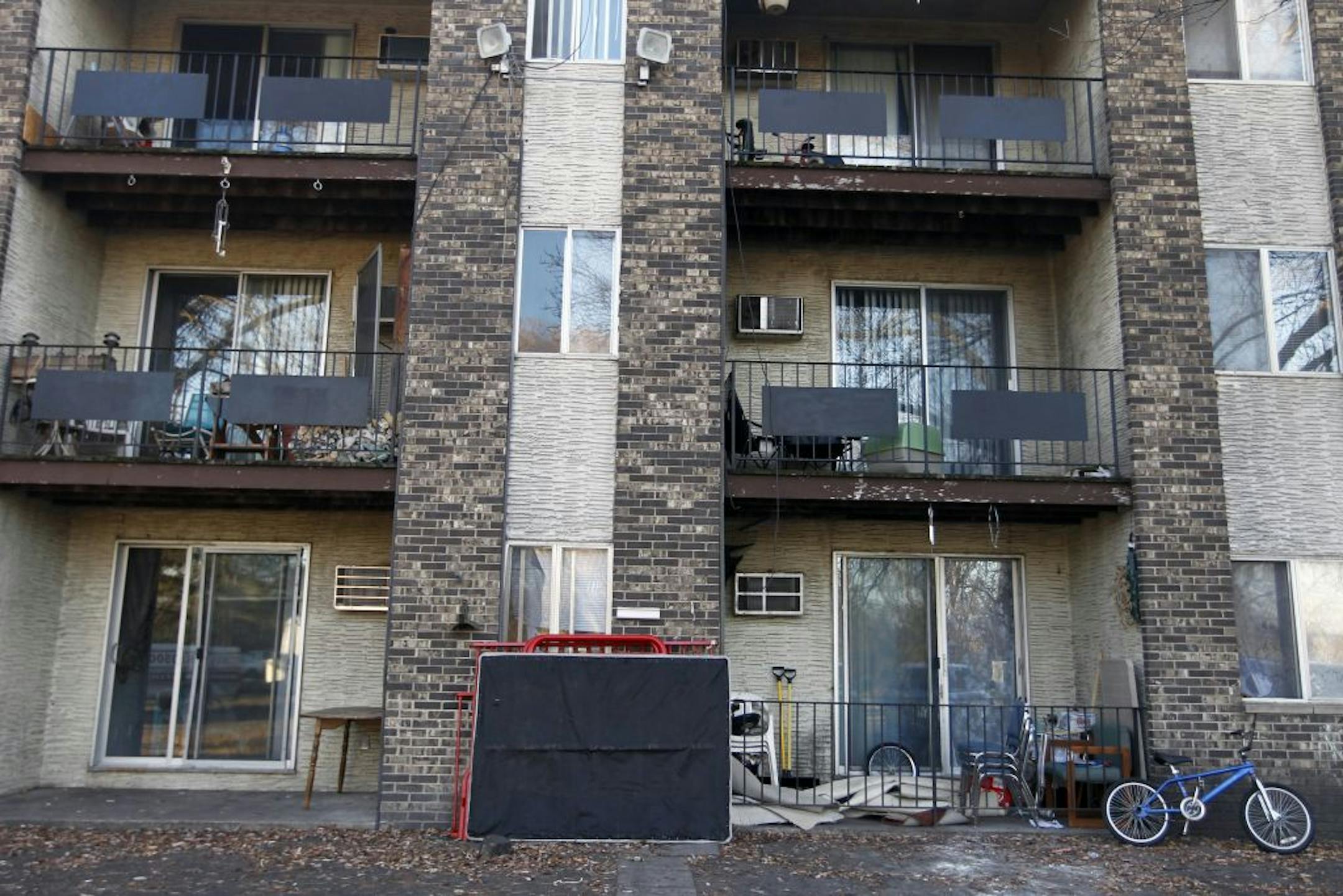 Owners of the troubled Country Village Apartments have started on what they call a "major renovation project."