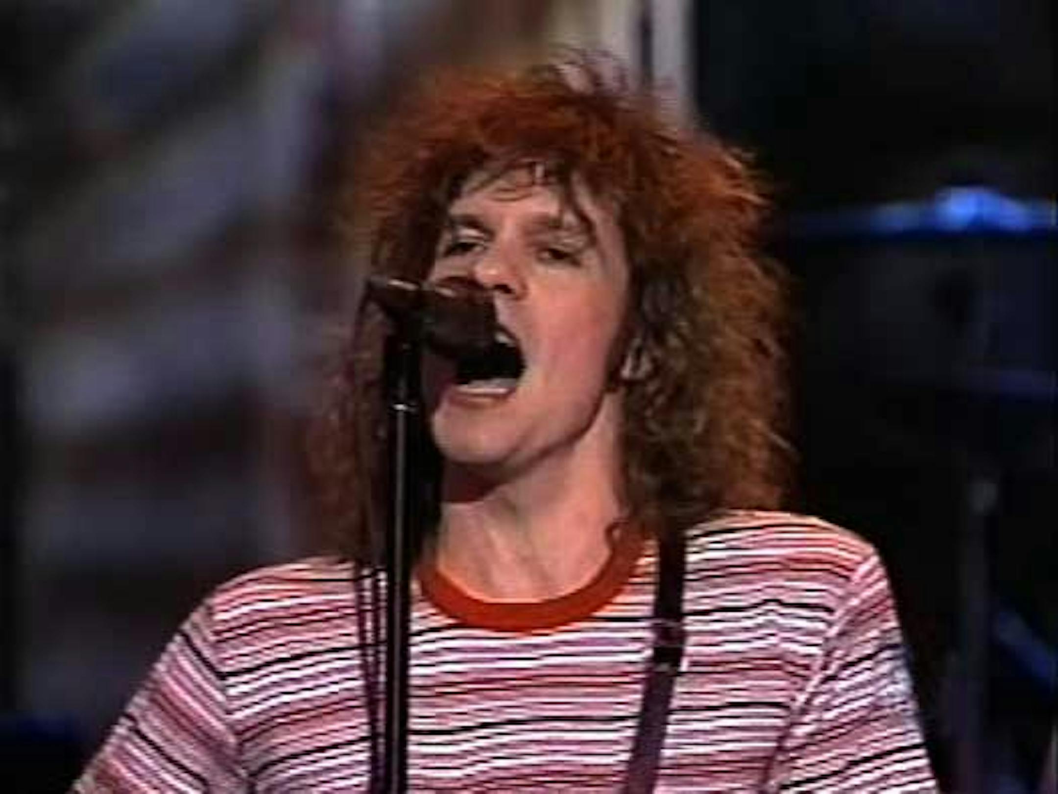 Paul Westerberg the last time he performed in NBC's 30 Rockefeller Center in 1986, when the Replacements played "Saturday Night Live."