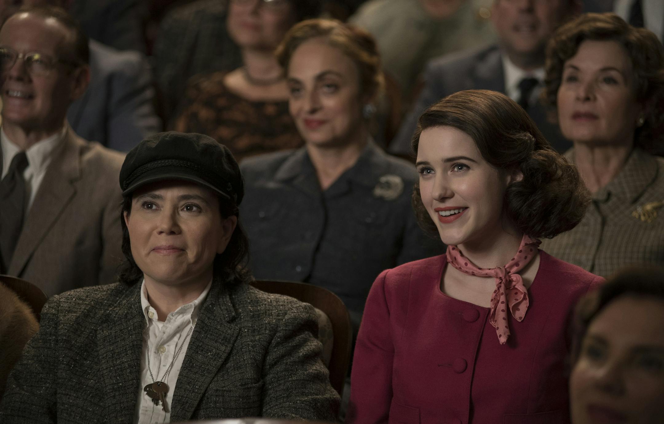 Nicole Rivelli
Alex Borstein as Susie Myerson and Rachel Brosnahan as Midge Maisel in "The Marvelous Mrs. Maisel"
