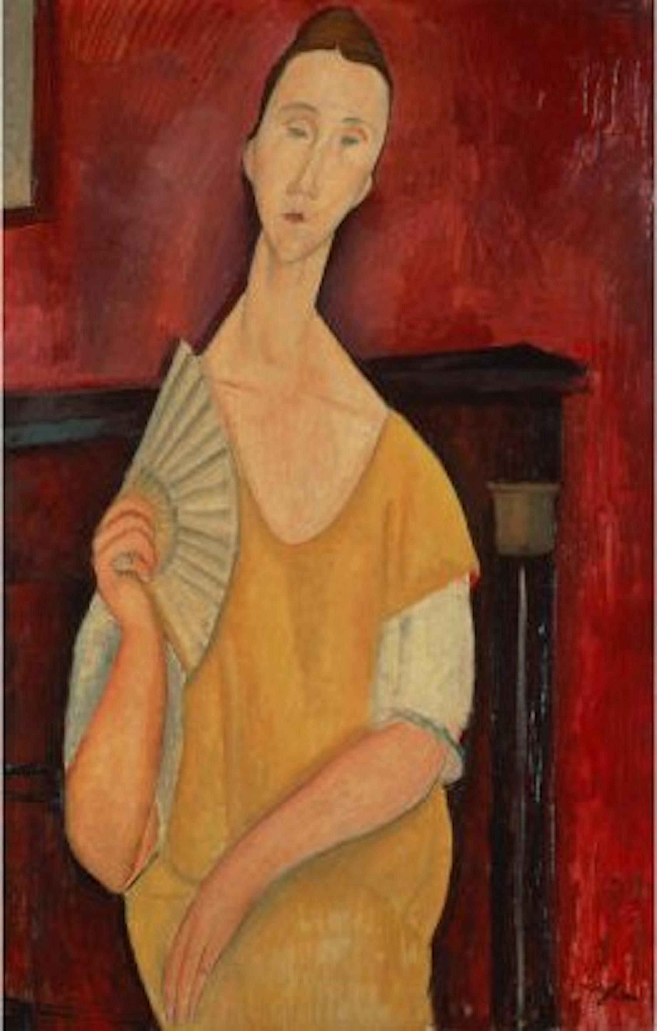 Modigliani's "Woman with a Fan"