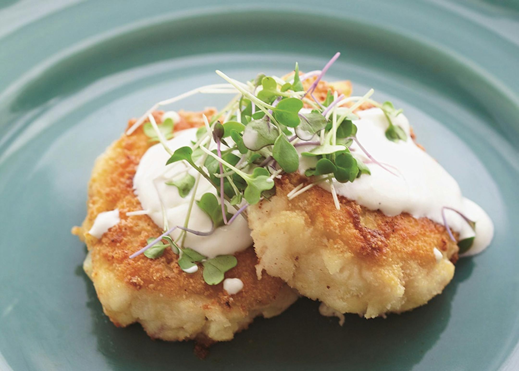 Fish cakes with dipping sauce, from Lisa Leake’s “100 Days of Real Food.”
