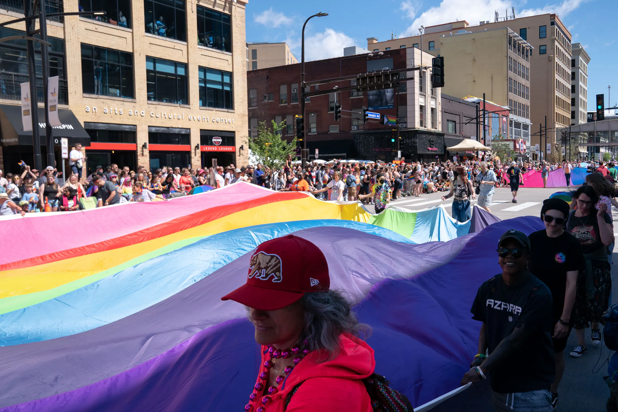 Ashley Rukes At Twin Cities' 50th Pride parade, calls for political activism