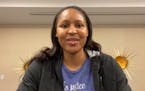 Maya Moore participated in a video call with reporters on Thursday.