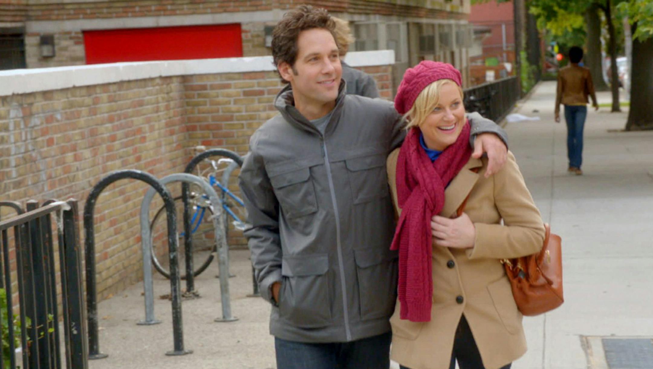 Paul Rudd and Amy Poehler in "They Came Together"