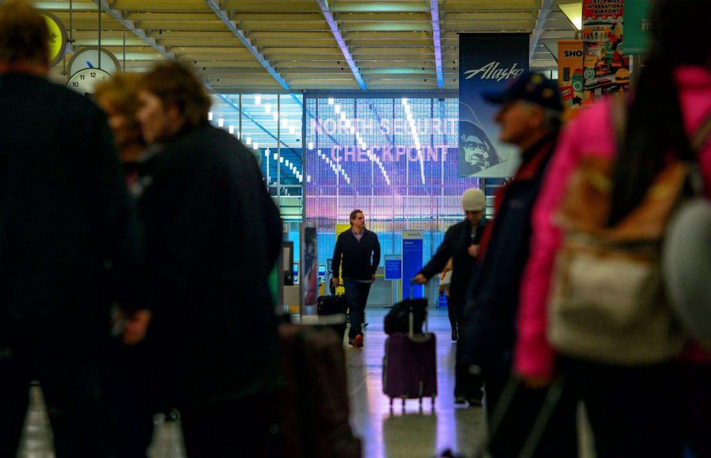 The new North Security Checkpoint opened Tuesday at Minneapolis St.-Paul International Airport.