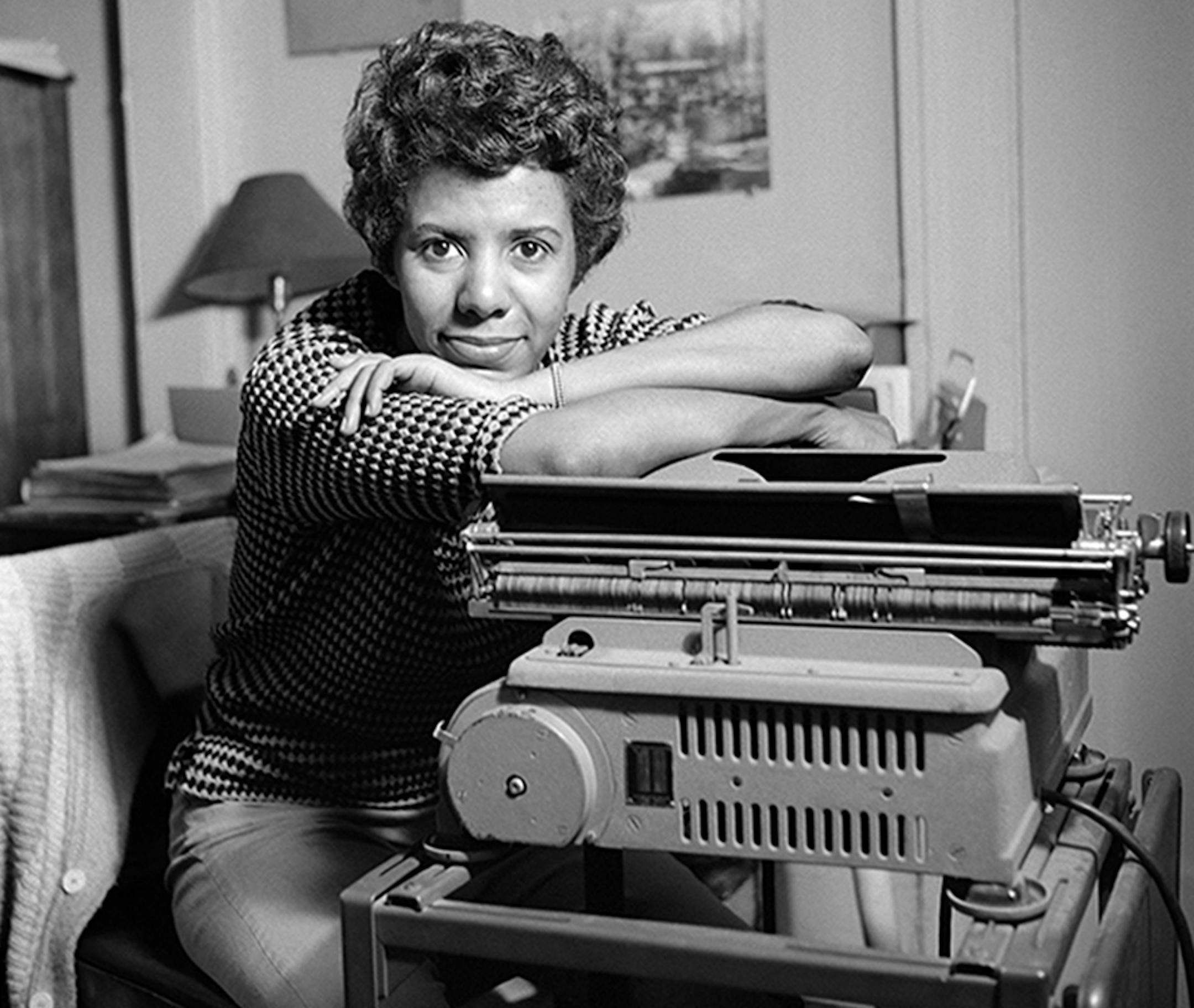 Credit: Courtesy of David Attie
Lorraine Hansberry leans over her typewriter in her Greenwich Village apartment on Bleecker Street during her April 1959 photoshoot for Vogue. She's the subject of the PBS documentary ìLorraine Hansberry: Sighted Eyes/Feeling Heart.î