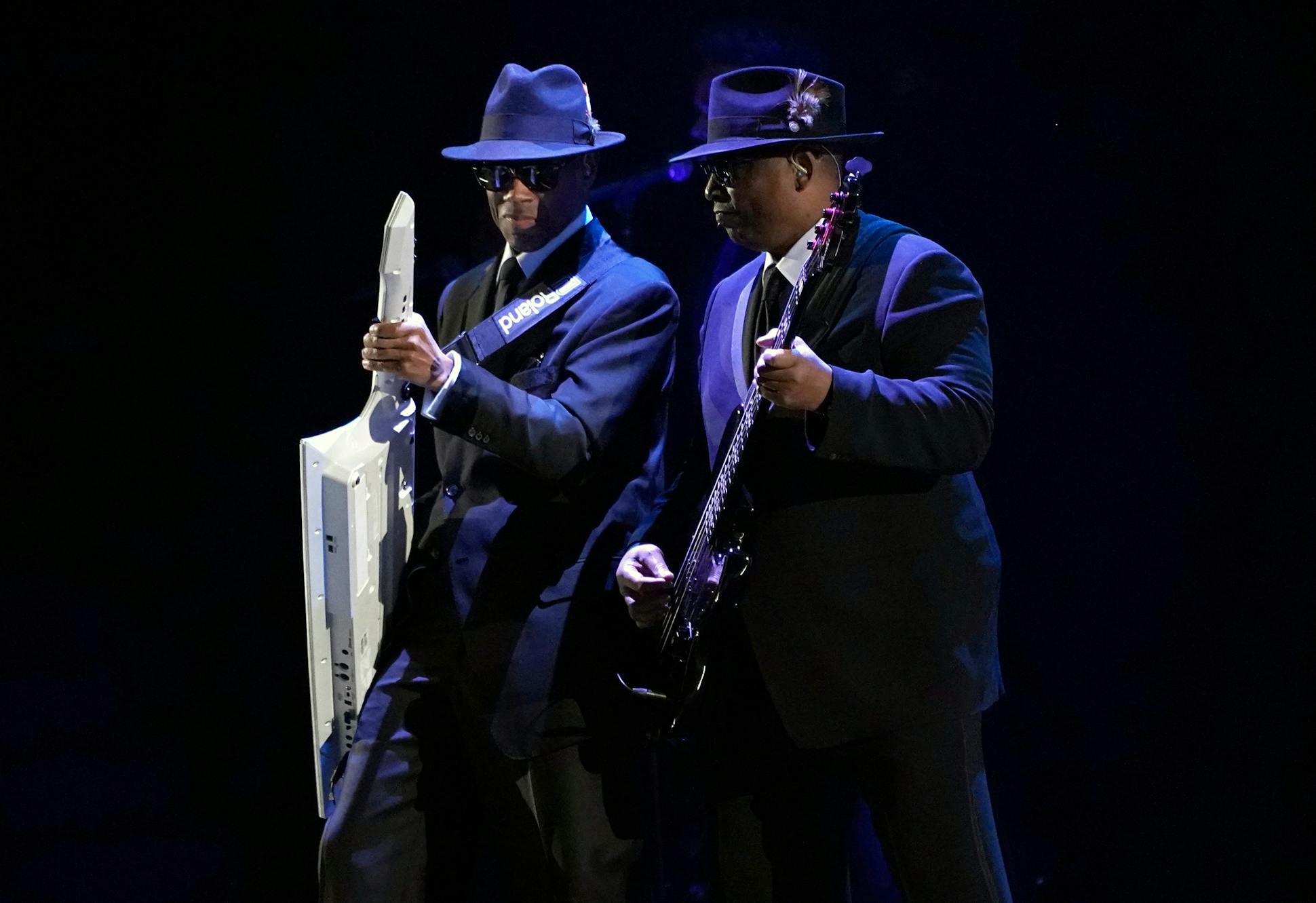 Jam and Lewis performed at the 64th Annual Grammy Awards in April 2022 in Las Vegas.