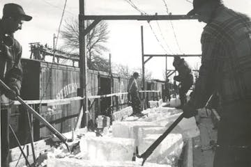 Detroit Lake has a long history of harvesting its ice, largely for the railroad industry. It now plans on constructing its own ice castle.