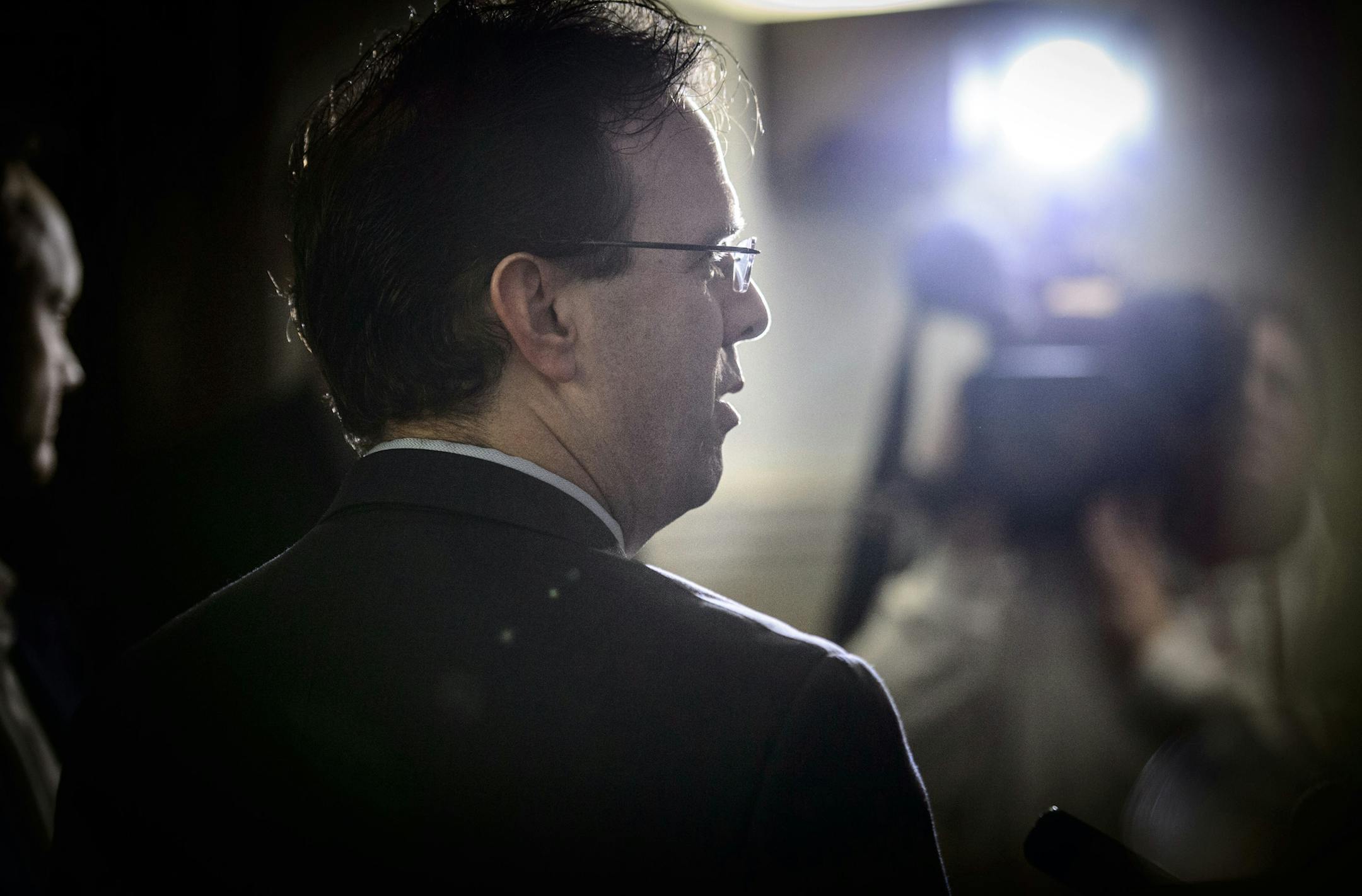 Saying "I don't have a racist bone in my body," Rep. Pat Garofalo, R-Farmington, apologized for a tweet sent out Sunday evening about the National Basketball Association. ] GLEN STUBBE * gstubbe@startribune.com Monday, March 10, 2014.