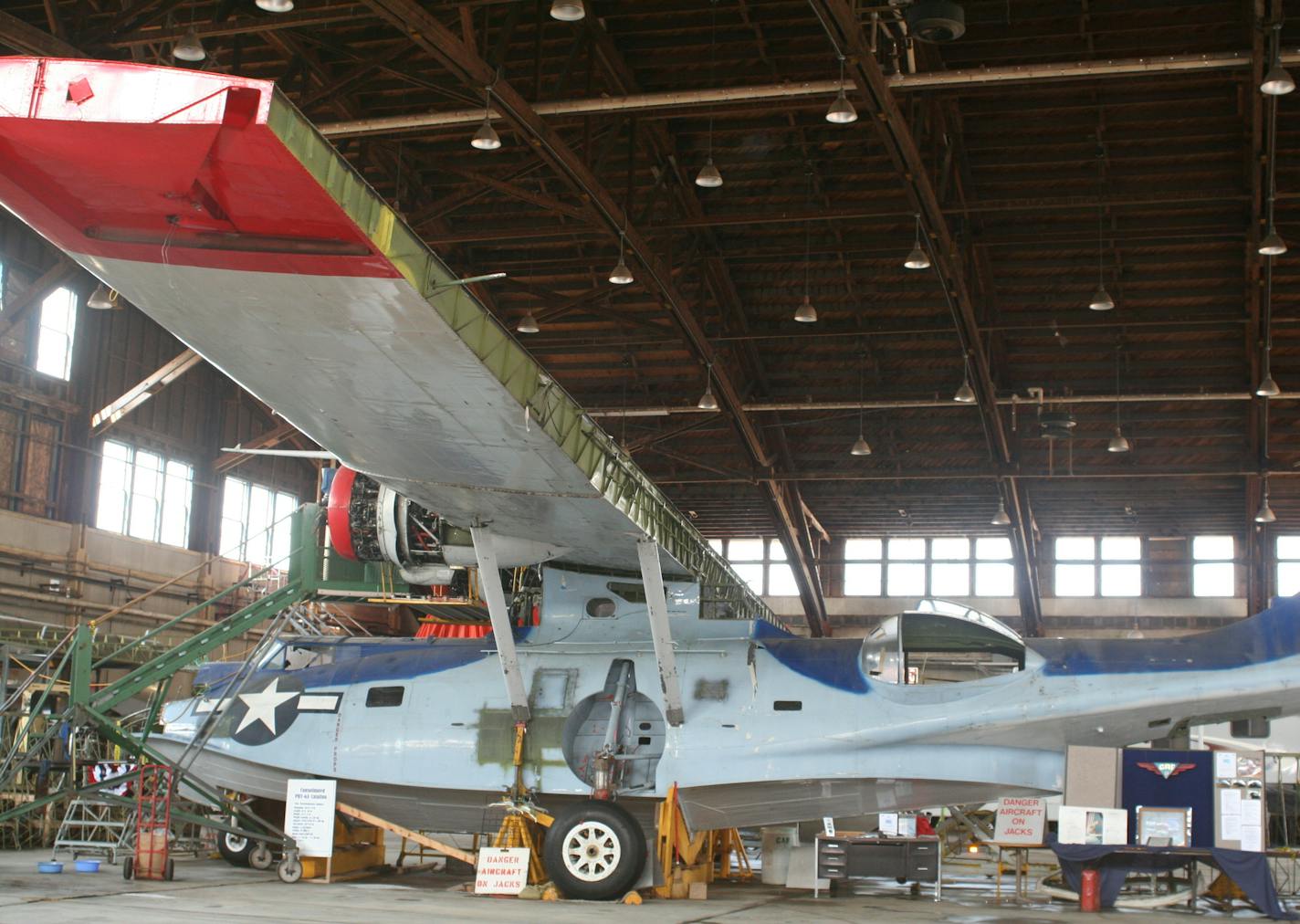 Volunteers of the Commemorative Air Force's Lake Superior Squadron 101 hope to have this Consolidated PBY-6A Catalina airborne again in 2020.