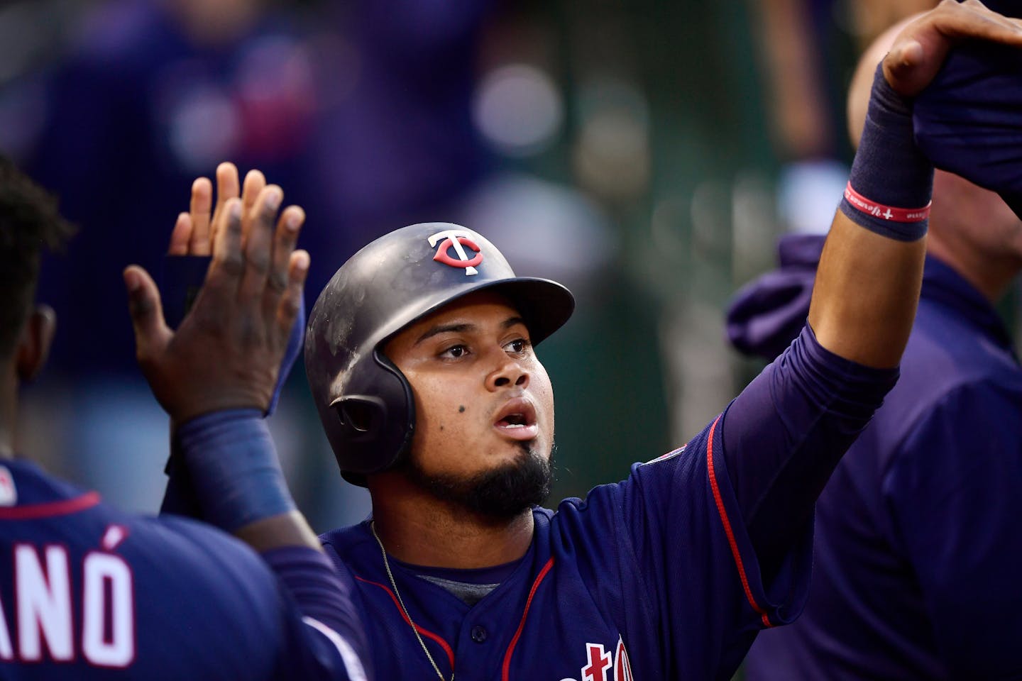 Luis Arraez's major league career is off to a roaring start, with hits in 13 of his 15 games with the Twins.