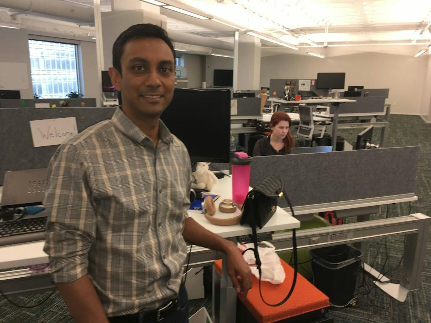 CEO Mynul Khan of Minneapolis-based Field Nation and other fast-growing software firms can't find enough local talent. Photo:Neal.St.Anthony@startribune.com