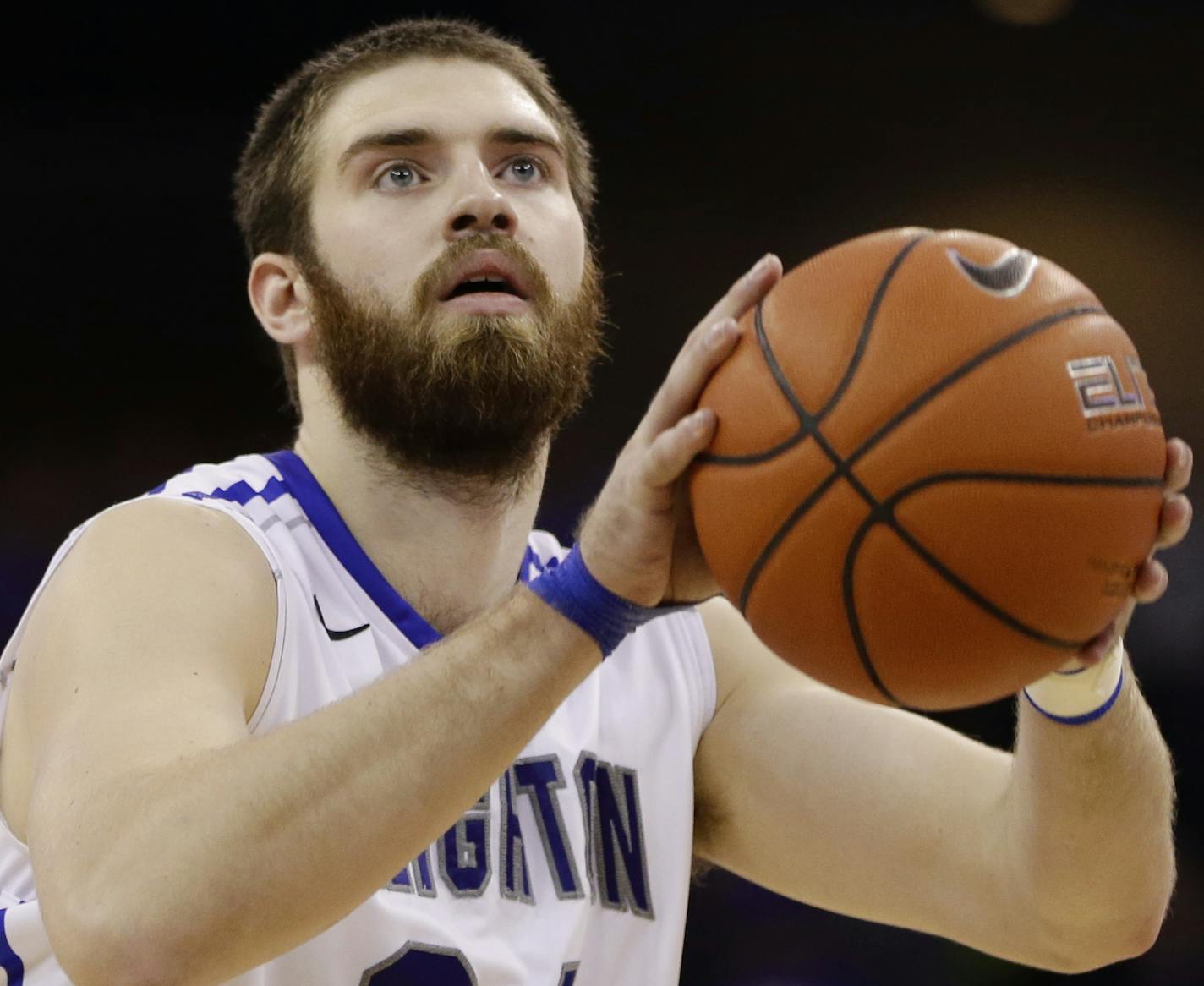 Creighton's Ethan Wragge (34)