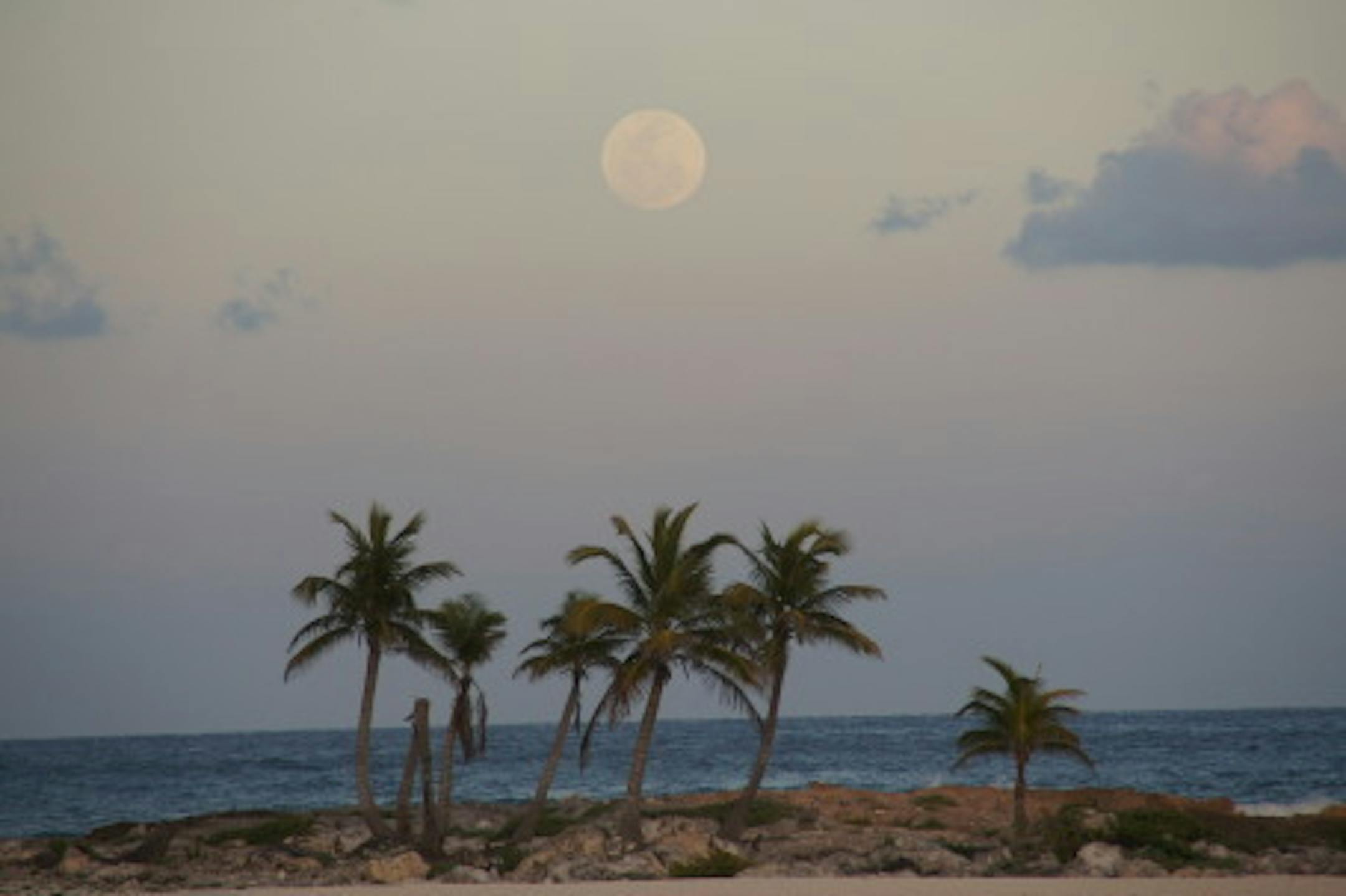 The evenings get cool in Riviera Maya