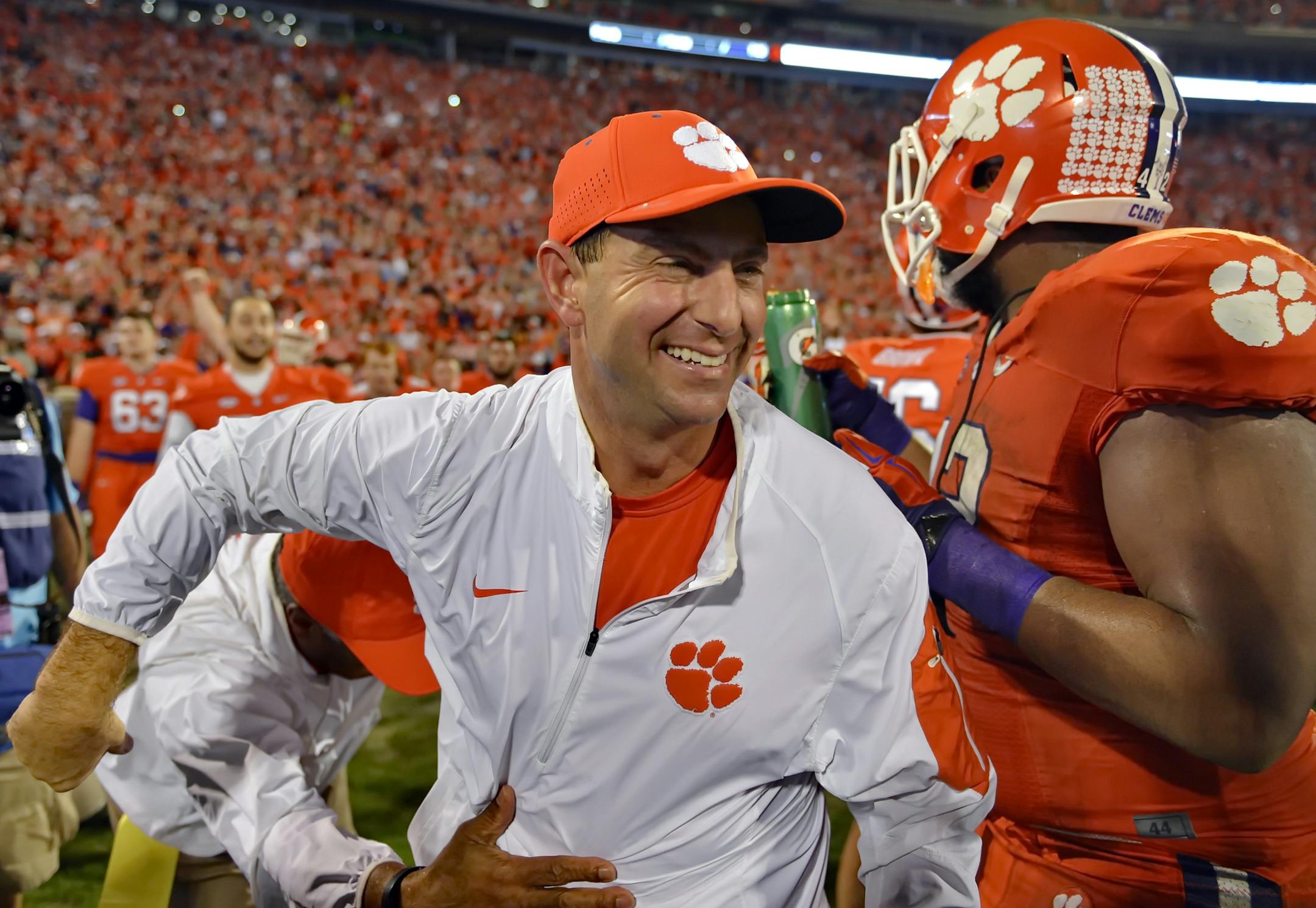 Clemson head coach Dabo Swinney