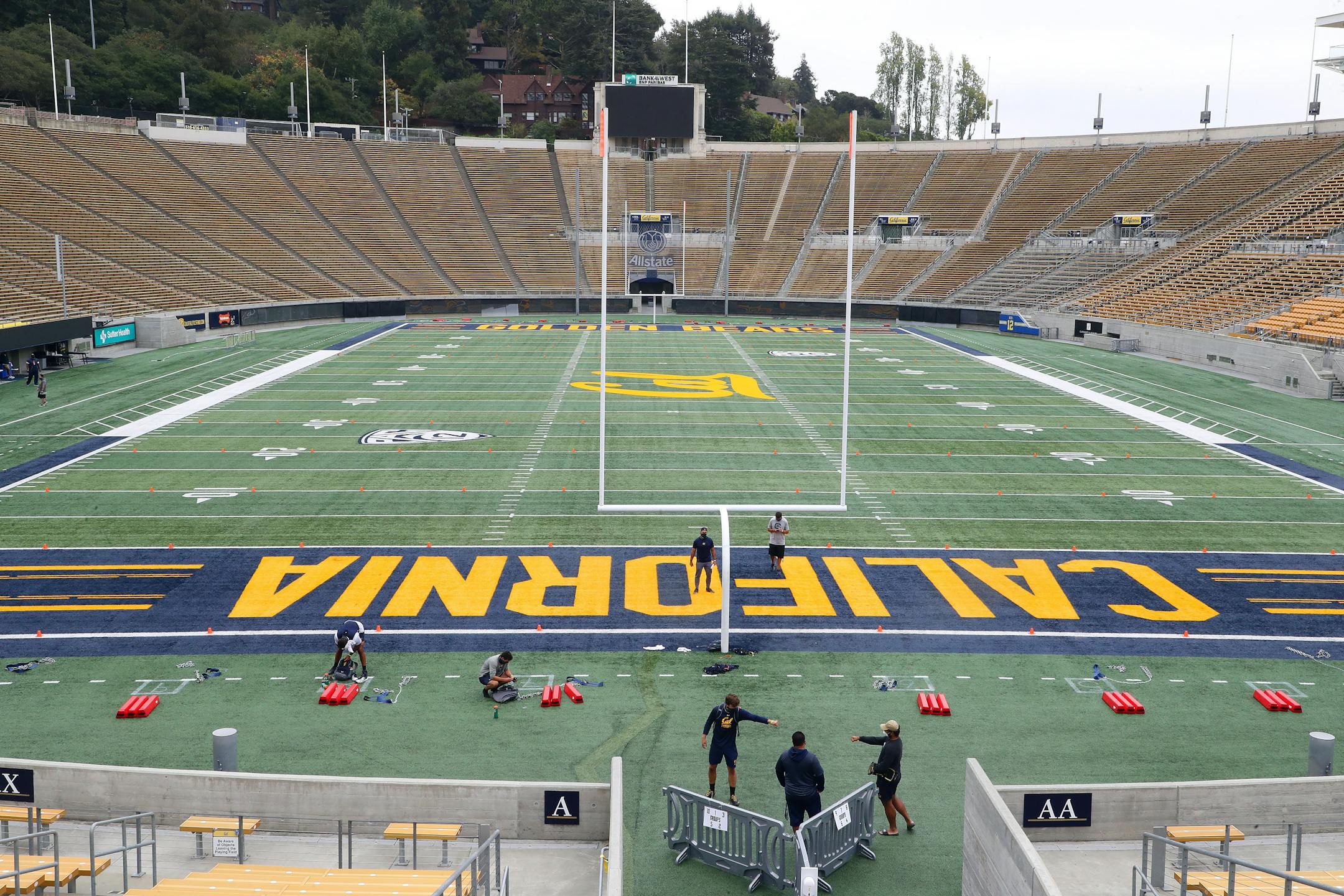 The football stadium at University of California at Berkeley