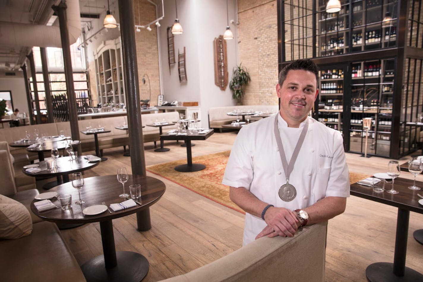 Gavin Kaysen is named Best Chef Midwest at James Beard awards. Chef/owner of Spoon and Stable and Bellecour won at the "Oscars of the food world." He's the fifth Minnesota chef to win in the category. [ Star Tribune photo by Tom Wallace � tom.wallace@startribune.com