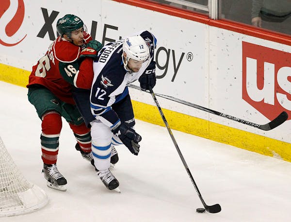 Wild defenseman Jared Spurgeon, left, is on a five-game point streak, matching the longest of his career, with one goal and five assists in that span.