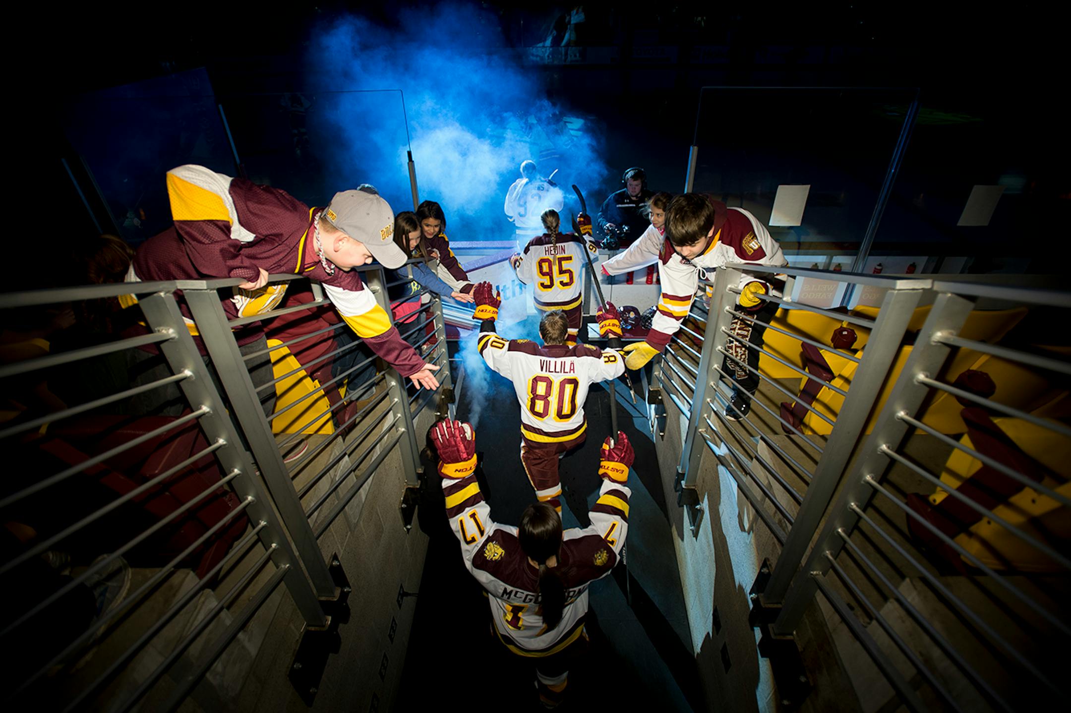 The University of Minnesota Duluth womens' hockey team makes their way onto the ice before Saturday night's game against the University of North Dakota. ] (Aaron Lavinsky | StarTribune) University of Minnesota Duluth told women's hockey head coach Shannon Miller that this season would be the las of her successful run as the Bulldog's coach. After five national championships, an NCAA record, and 11 Frozen Four Victories, Miller, the highest-paid coach in women's hockey, was told her contract woul