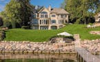 $5.995 million stone mansion on Lake Minnetonka's Crystal Bay in Orono.