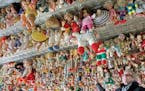 Mike &#x201c;Lucky&#x201d; Volkenant bought the only laundromat in Spring Grove, Minn., 25 years ago and started hanging dolls from the 12-foot ceilin