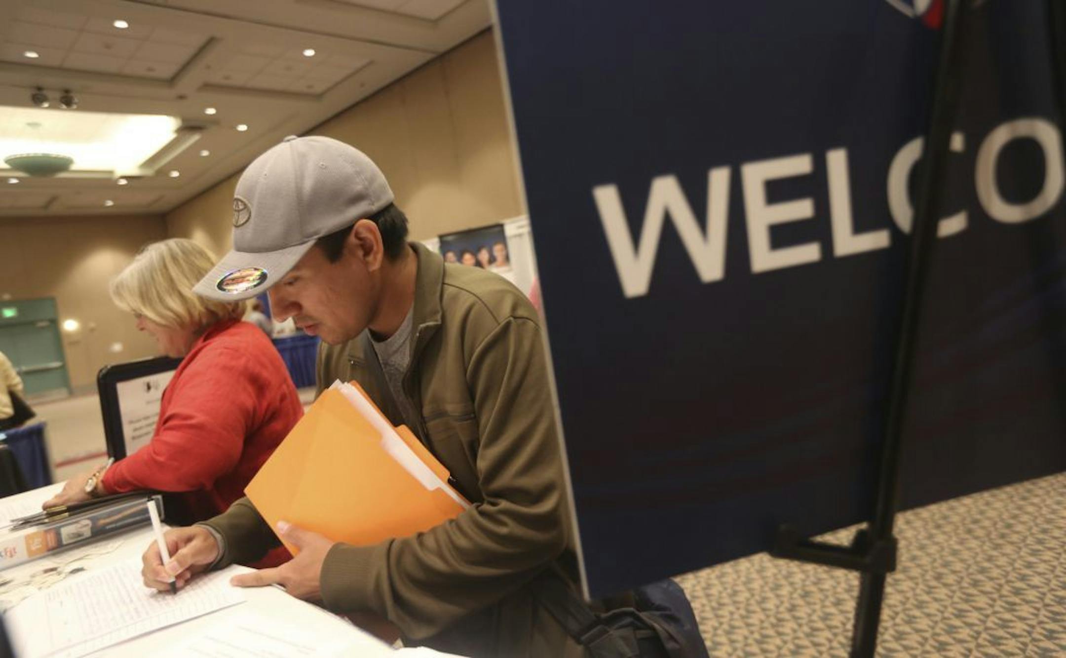 A recent NAACP State Conference Diversity Job Fair at the Minneapolis Convention Center in Minneapolis.
