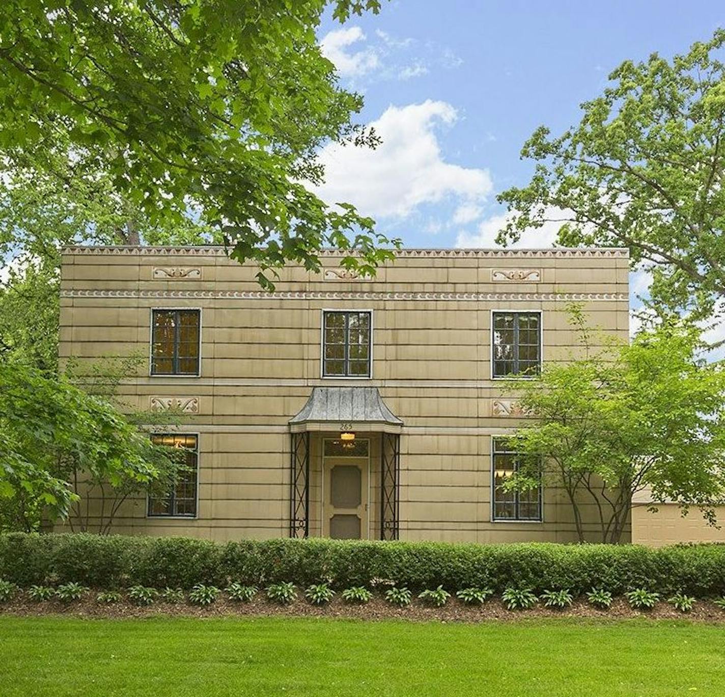 Unlike wood-framed homes, the steel walls of the "Home of Tomorrow," built in St. Paul in 1935, are as square as the day the house was built.