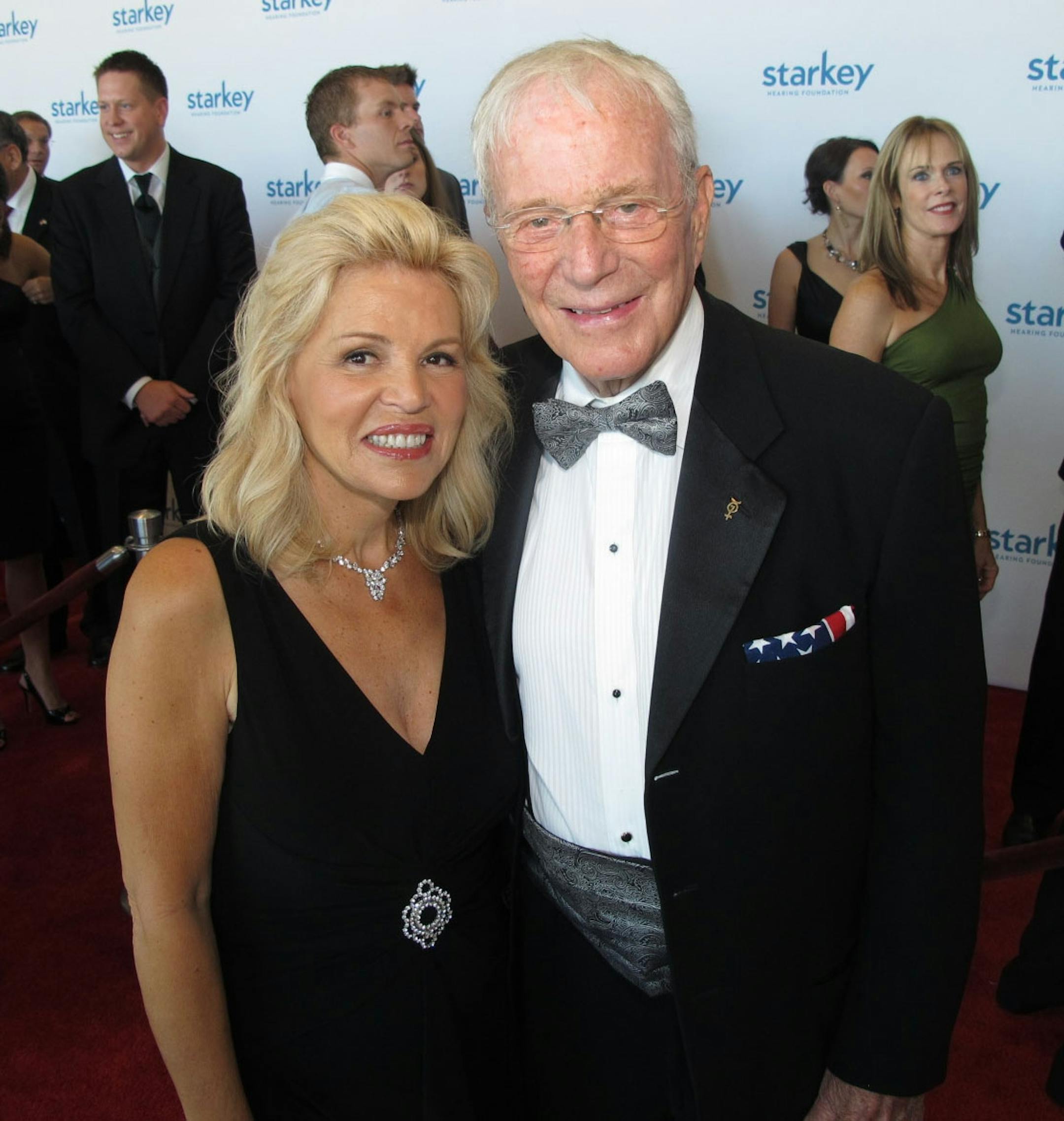 Sara Glassman, sglassman@startribune.com Patty Carpenter and astronaut Scott Carpenter. Starkey Hearing Foundation's So the World May Hear Gala at RiverCentre in St. Paul.