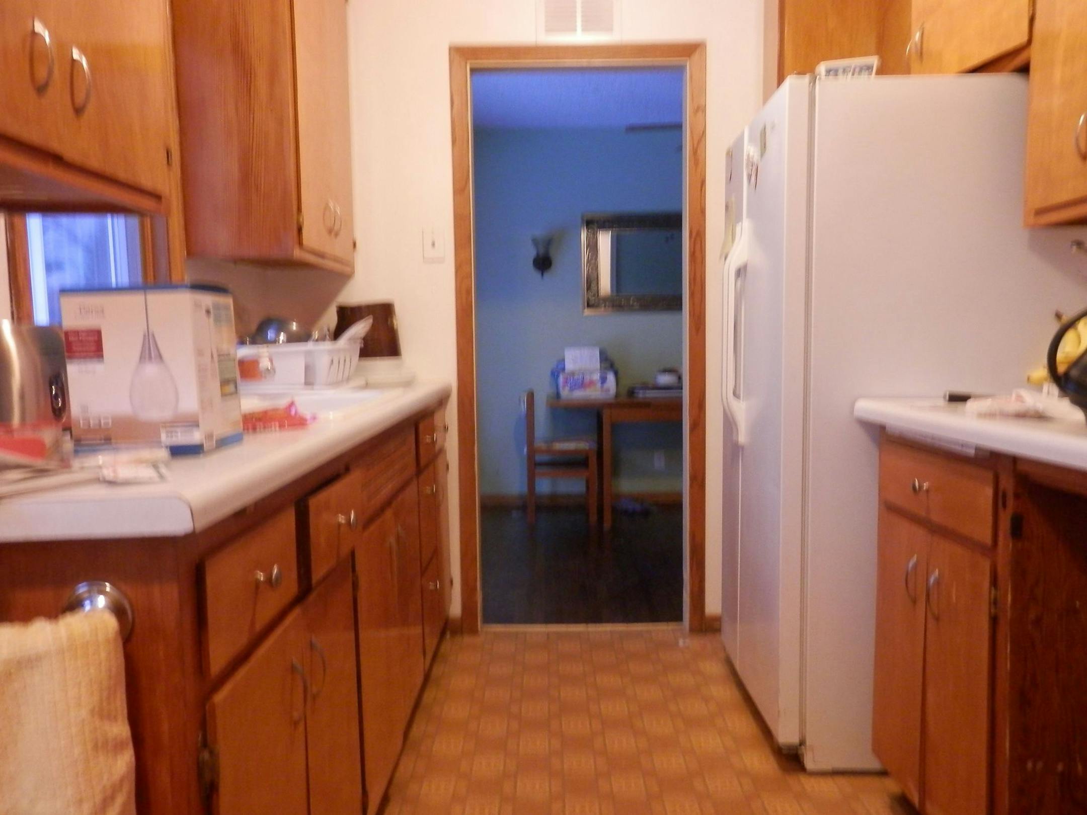 BEFORE KITCHEN - Universal Design remodel by Tomco Company.