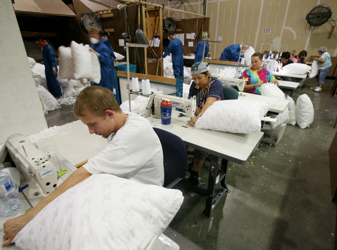 Mike Lindell's company, MyPIllow, has grown froma $3 million company with 60 employees to a $102 million company with 600 employees in Minnesota. Shakopee, MN. September 11, 2013. ] JOELKOYAMA&#x201a;&#xc4;&#xa2;joel koyama@startribune