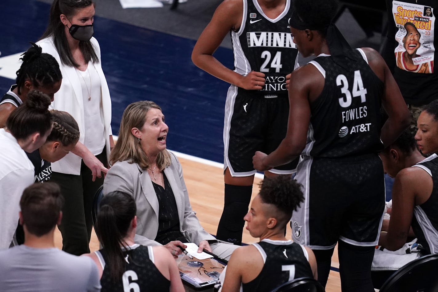 Minnesota Lynx head coach Cheryl Reeve.