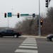 An electronic "No Turn on Red" sign was turned off at Central Avenue and Hwy. 12 in Wayzata. Residents living nearby want it illuminated more hours of